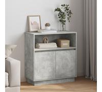 Buffets Et Sideboards Vidaxl Béton Gris Béton Grand Buffet Sideboard Gris