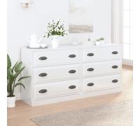 Buffets Meuble de Rangement Armoire Intérieur 2 pcs Bois d'Ingénierie vidaXL