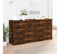 Buffets Meuble de Rangement Armoire Intérieur 2 pcs Bois d'Ingénierie vidaXL