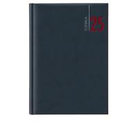 Buffetti Agenda journalière 2017 15 x 21 cm A5 cuir synthétique rouge rubis