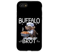 Buffle avec chapeau de boulangerie pour servir du pain fraîchement cuit Coque pour iPhone SE (2020) / 7 / 8