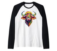 Buffle d'Afrique Buffle Noir des Savanes Afrique Buffles Manche Raglan