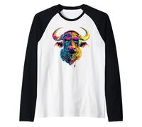Buffle d'Afrique Buffle Noir des Savanes Afrique Buffles Manche Raglan