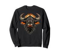 Buffle d'Afrique Buffle Noir des Savanes Afrique Buffles Sweatshirt