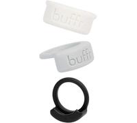 Buffr Smart Ring Protector - Lot de 3 protège-bagues en silicone de couleur neutre compatibles avec Oura, Ultrahumain, RingConn et plus encore, coupe ajustée, housse de bague intelligente adaptée aux