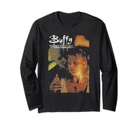 Buffy and The Master Distressed Vintage 90's TV Show Manche Longue