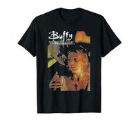 Buffy and The Master Distressed Vintage 90's TV Show T-Shirt
