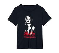 Buffy The Vampire Slayer Buffy Summers Shadowed Portrait T-Shirt, Femme Grandes Tailles, Noir, 6X