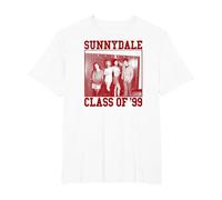 Buffy The Vampire Slayer Front Back Sunnydale High TV Show T-Shirt, Homme Grandes Tailles, Blanc, 3X Tall