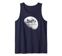Buffy The Vampire Slayer Full Moon Opening Credits TV Show Débardeur, Homme, Bleu Marine, L