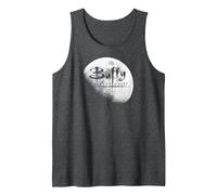Buffy The Vampire Slayer Full Moon Opening Credits TV Show Débardeur, Homme, Chiné Foncé, XL