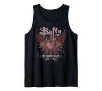 Buffy The Vampire Slayer Gothic Winged Heart Y2K TV Show Débardeur