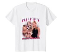 Buffy The Vampire Slayer Iconic Buffy 90's Collage Poster T-Shirt, Enfant, Blanc, 12 Ans