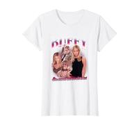Buffy The Vampire Slayer Iconic Buffy 90's Collage Poster T-Shirt, Femme, Blanc, XS