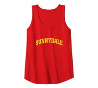 Buffy The Vampire Slayer Sunnydale Collegiate Chest Logo Débardeur, Femme, Rouge, S
