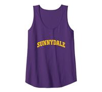 Buffy The Vampire Slayer Sunnydale Collegiate Chest Logo Débardeur, Femme, Violet, XXL