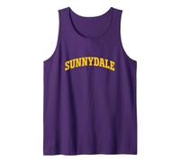 Buffy The Vampire Slayer Sunnydale Collegiate Chest Logo Débardeur, Homme, Violet, L