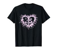 Buffy The Vampire Slayer Vintage Paint Splat Heart Logo T-Shirt