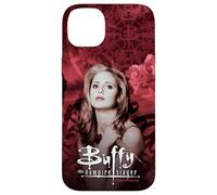 Buffy with Stake Portrait Red Gothic Background TV Show Coque pour iPhone 14 Plus