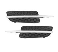 Bufran Couvercle de calandre Insertion de Grille Satiné Chromée | Ajustement parfait et installation facile grâce à un précis, sans outil et fixation fiable.