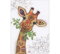 Bug Art Carte de vœux vierge - Gina Girafe