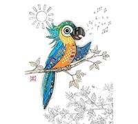 Bug Art Carte de vœux vierge - Percy Parrot
