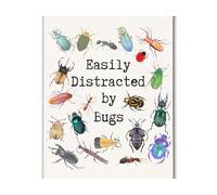 Bug & Insect Identification Poster - Educational Wall Chart for Kids, Nature Study Decor for Classroom, Playroom, or Young Entomologist's Room(Unframed,08x12inch(20x30cm))