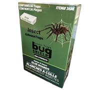 Bug Shield Sticky Glue 32 Glue Boards, All Types of Incets, Spiders, Cockroaches, Ants, Cave Crickets, and More.Professional Strength Glue.