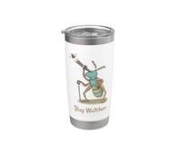 Bug Watcher Adorable insecte avec télescope Gobelet isotherme en acier inoxydable double paroi