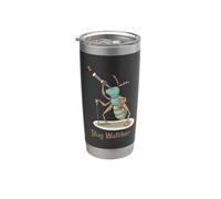 Bug Watcher Adorable insecte avec télescope Gobelet isotherme en acier inoxydable double paroi