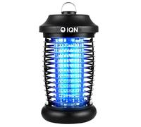 Bug Zapper Outdoor, Plug in Electric Mosquito Fly Zapper w/ 15W Light & 4200V Grid & On/Off Switch, Mosquito Traps & Killer for Indoor, Kitchen, Patio, Backyard and More (Noir)