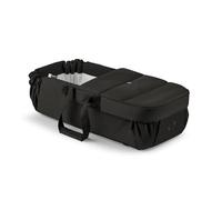 Bugaboo Baby Nest - Nacelle & chancelière 2-en-1, Sangles de Transport, se déplie en Matelas Coton et Tapis de Jeu, Compatible avec Les poussettes, utilisable dès la Naissance - Heritage Black