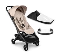 Bugaboo Butterfly 2 Pack Poussette de Voyage - avec Barre de protection et Protection Pluie - Ultra Légère, Pliage à Une Main, Siège Inclinable - De 6 Mois à 4 Ans - Desert Taupe