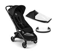 Bugaboo Butterfly 2 Poussette de voyage - Systèmes modulaires avec poignée et housse de pluie - Léger, pliable avec une main, assise inclinable, de 6 mois à 4 ans - Heritage Black