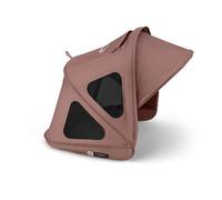 Bugaboo Capote à fenêtres Dragonfly, extensible pour une couverture supplémentaire et une protection solaire optimale, hydrofuge, Dusty Pink