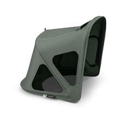 Bugaboo Capote à fenêtres Fox, extensible pour une couverture supplémentaire et une protection solaire optimale, hydrofuge, compatible avec toutes les poussettes Bugaboo Fox, Forest Green