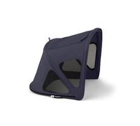 Bugaboo Capote à fenêtres Fox, extensible pour une couverture supplémentaire et une protection solaire optimale, hydrofuge, compatible avec toutes les poussettes Bugaboo Fox, Deep Indigo