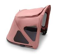Bugaboo Capote à fenêtres Fox, extensible pour une couverture supplémentaire et une protection solaire optimale, hydrofuge, compatible avec toutes les poussettes Bugaboo Fox/Cameleon 3, rose matinée
