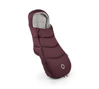 Bugaboo Chancelière, accessoire indispensable pour poussette, résistant à l'eau et aux intempéries, confortable pour les orteils, chaude et respirante en Dark Cherry