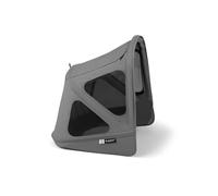 Bugaboo Donkey 6 Capote à fenêtres, extensible pour une couverture supplémentaire et une protection solaire optimale, hydrofuge, compatible avec toutes les poussettes Bugaboo Donkey, Moon Grey