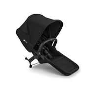 Bugaboo Donkey 6, Ensemble d'extension pour poussette double, convertit la Donkey 6 simple en poussette double en mode côte à côte pour nouveau-né & enfant en bas âge, Heritage Black
