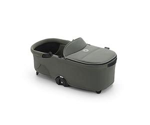 Bugaboo Dragonfly, Nacelle avec matelas aéré et tablier, pliable d'une seule main avec la poussette dans toutes les positions, compatible avec la poussette citadine Bugaboo Dragonfly, Vert forêt