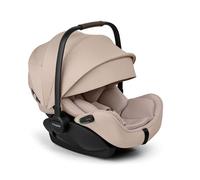 Bugaboo Otter by Nuna - Siège auto inclinable i-Size pour nouveau-né avec position couchée, capote UPF 50+ & mémoire de forme, compatible avec base 360 pour bébés de 0-15 mois Desert Taupe Mélange