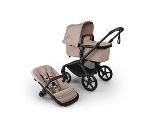 Bugaboo - Poussette Fox 5 Renew Complète - Black - Desert Taupe melange