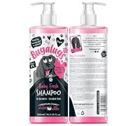 BUGALUGS Baby Fresh Shampooing pour chien 40 ml - Produit de toilettage végétalien pour chiens malodorants avec parfum en poudre
