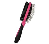 Bugalugs Brosse 2 en 1 pour chien et chat - Brosse double face, poils longs et courts, élimine les poils morts - Toilettage stimule la peau