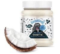 BUGALUGS - Huile de Coco 100 % Naturelle pour Chiens - 340g - Soin Peau et Pelage - Usage Alimentaire et Topique - Hydratation Naturelle - Digestion - Vegan - sans Additifs - Multi-usages