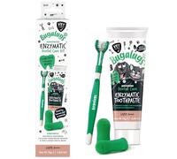 Bugalugs Kit brosse à dents et pâte pour chien et chat - Nettoyage des dents et désodorisant d'haleine
