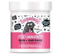 BUGALUGS Lot de 100 lingettes biodégradables pour peau sensible aux démangeaisons et à l'immunité