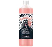 BUGALUGS Shampoing de luxe 2 en 1 à la papaye et à la noix de coco pour chiens malodorants avec parfum, meilleur shampooing pour chiot, shampooing et après-shampoing végétalien professionnel pour